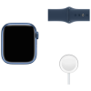 Розумний смарт-годинник Smart Watch M7 Plus Блакитний 45mm