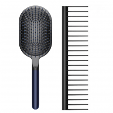 Набір щіток Dyson Designed Paddle Brush and Detangling Comb (Prussian Blue/Black)