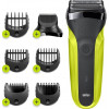 Електробритва Braun Series 3 300BT black/green
